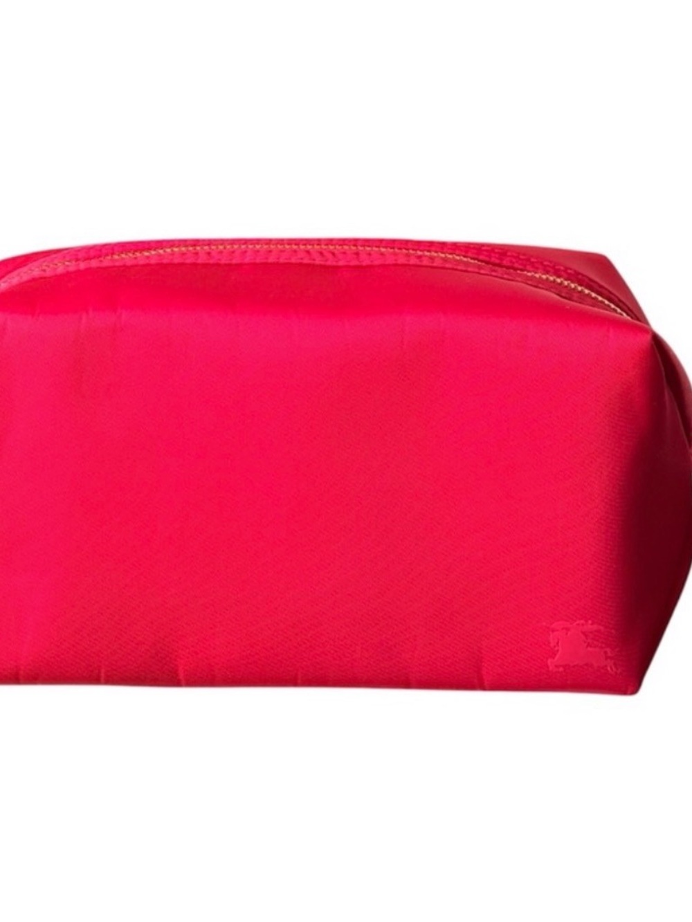 Burberry Travel Cosmetic Bag Red Nwot